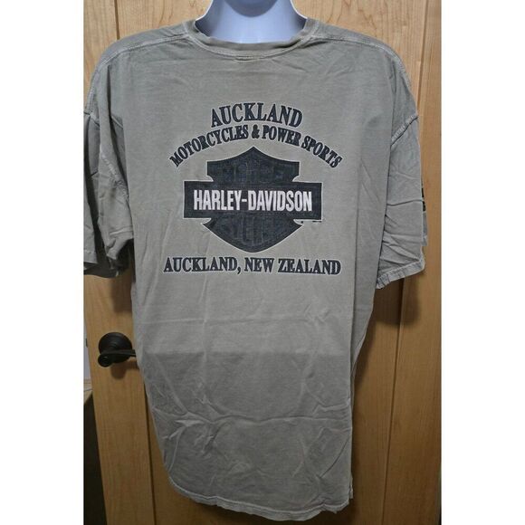 Vintage Harley-Davidson 1903 Pin-Up T-Shirt Gray Biker Tee Auckland New Zealand - Picture 5 of 10